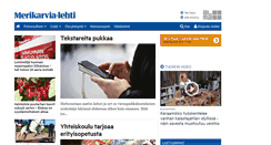 Desktop Screenshot of merikarvialehti.fi