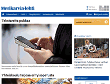 Tablet Screenshot of merikarvialehti.fi